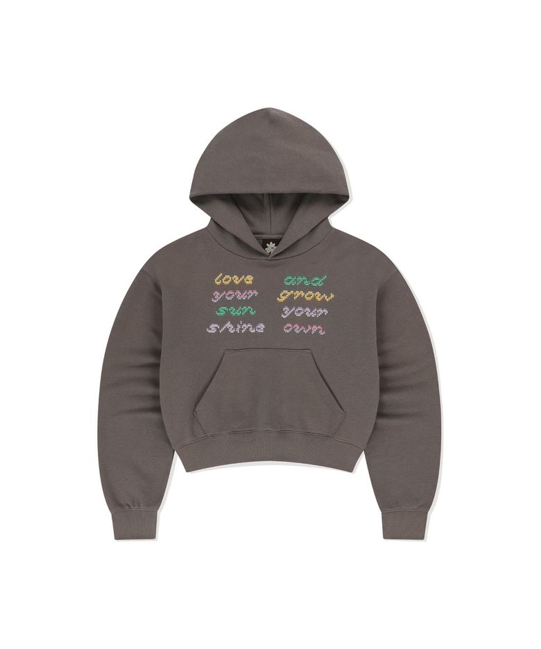 W Fly Stitch Hoodie Taupe