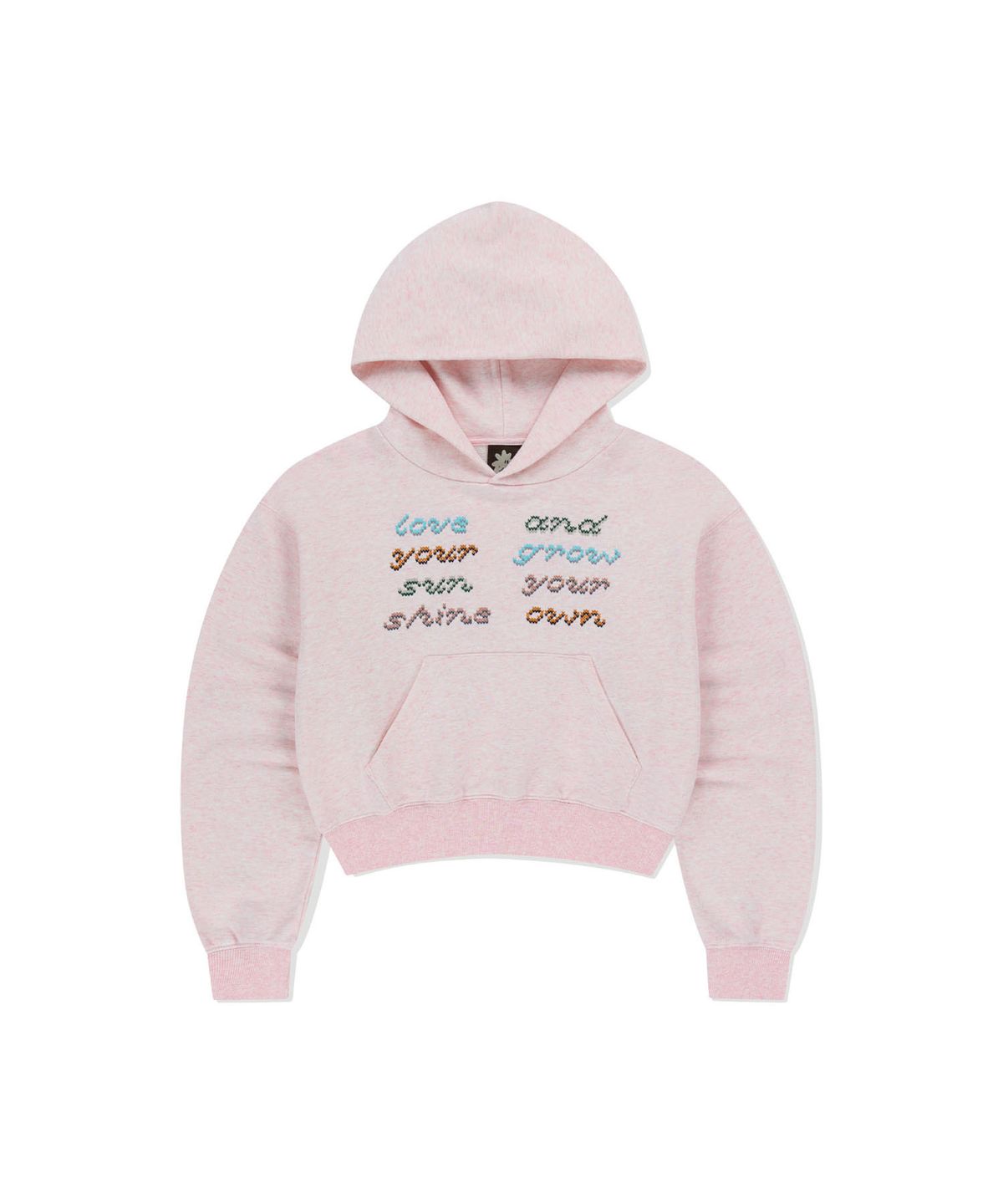 썬러브투어(SUNLOVETOUR) W Fly Stitch Hoodie Heather Pink