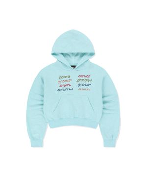 W Fly Stitch Hoodie Heather Blue