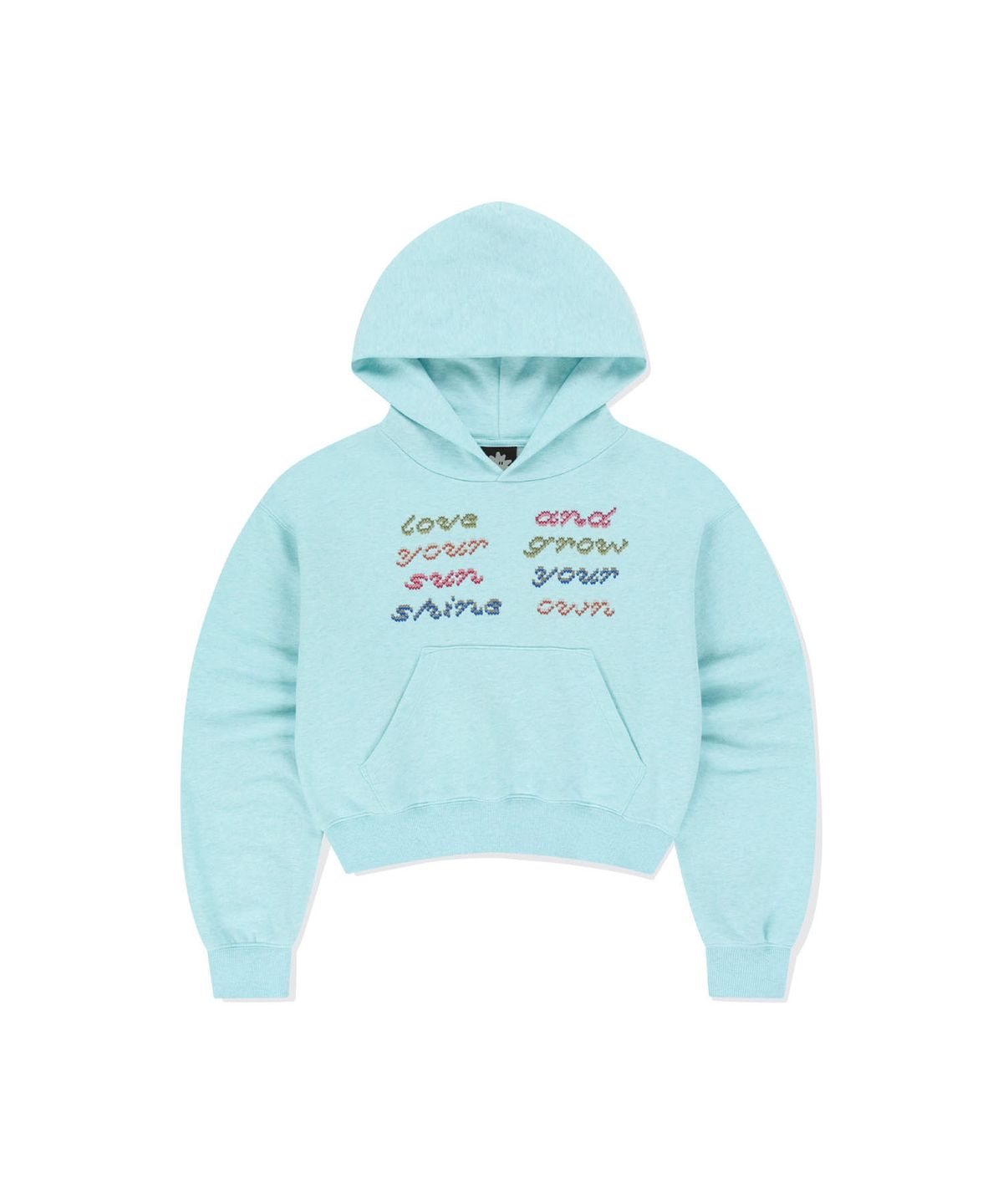 썬러브투어(SUNLOVETOUR) W Fly Stitch Hoodie Heather Blue