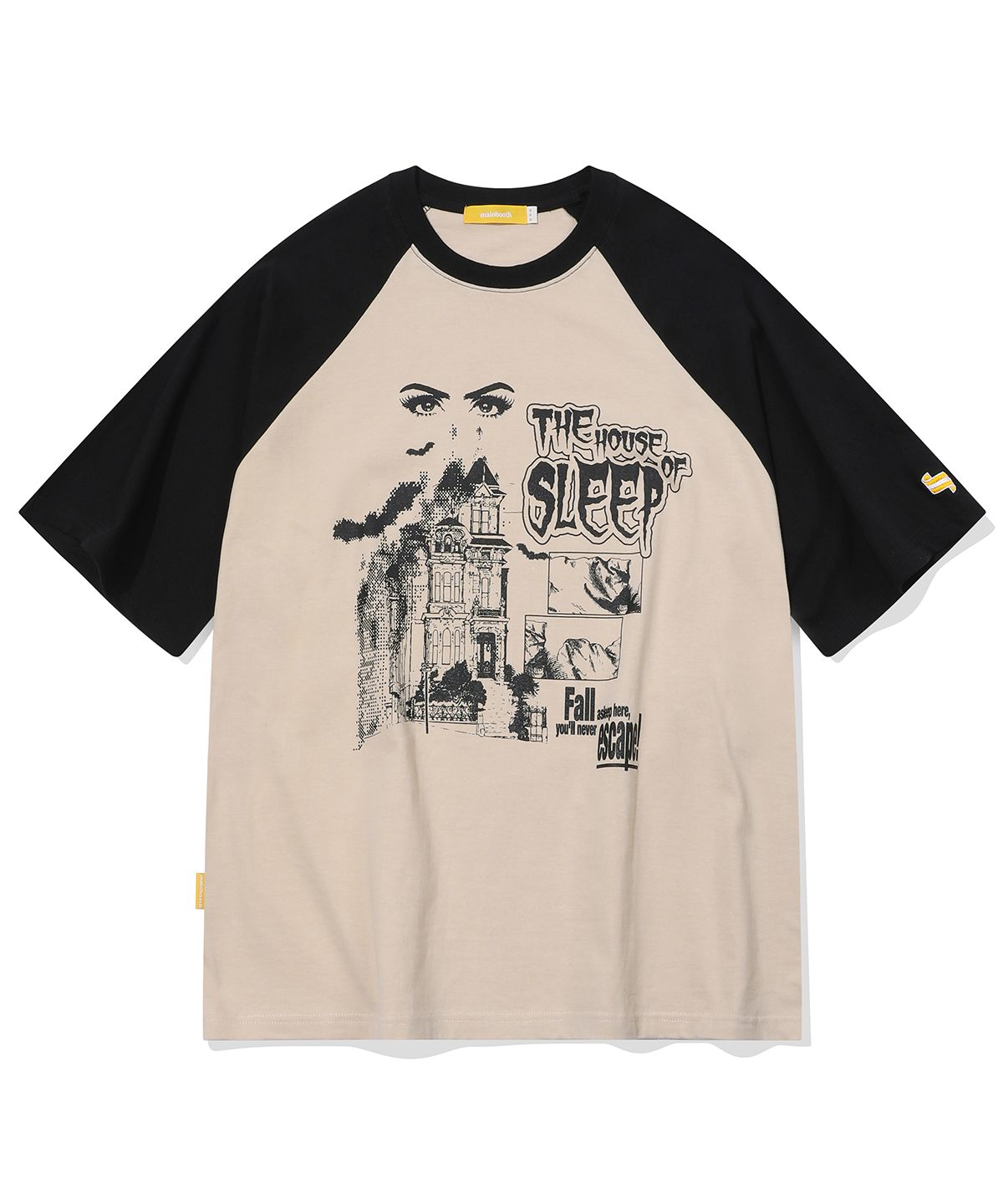 메인부스(MAINBOOTH) Ghost House T-shirt(BLACK)