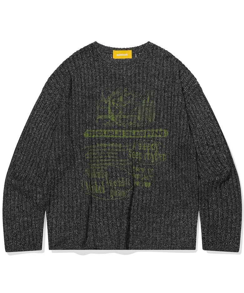Insomnia Mesh Sweater(BLACK)