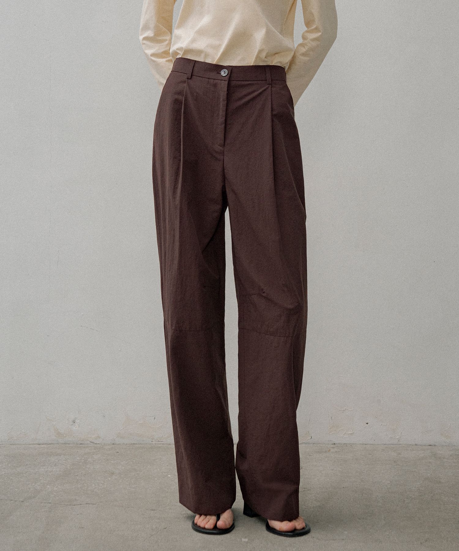 パンツ Siyazu SIPT7142 Half Banding Nylon Pants_Burgundy MUSINSA | SIYAZU SIPT7142 Half Banding Nylon Pants_Burgundy