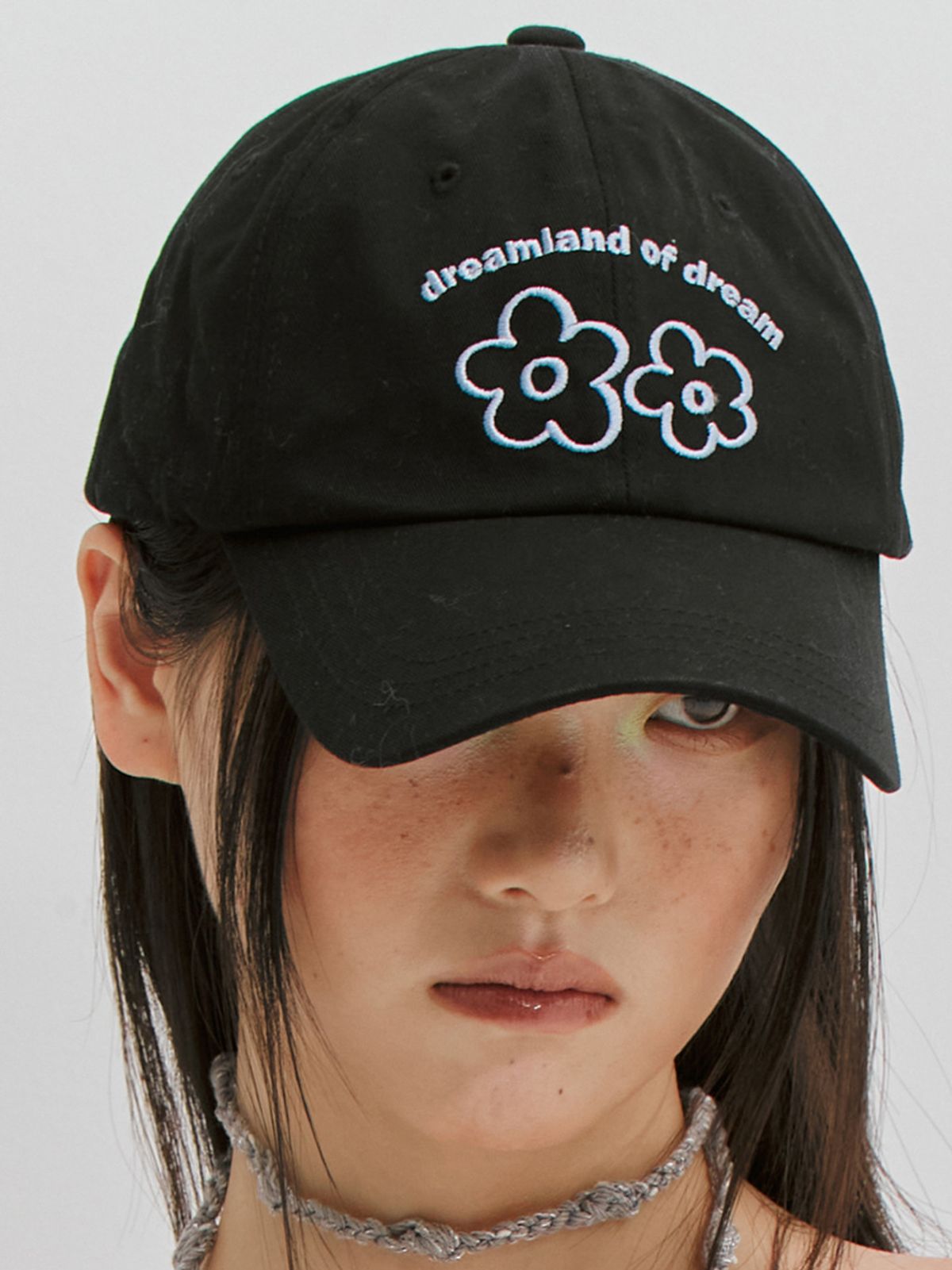 민더리(MEENDERI) DREAMLAND BALL CAP - BLACK