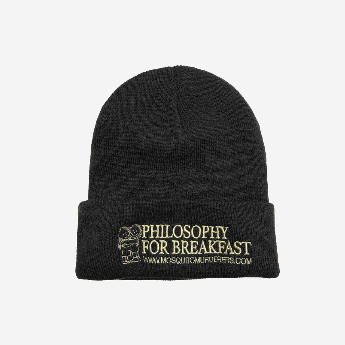 모스키토 머더러스(MOSQUITO MURDERERS) PHILOSOPHY FOR BREAKFAST BEANIE -Charcoal