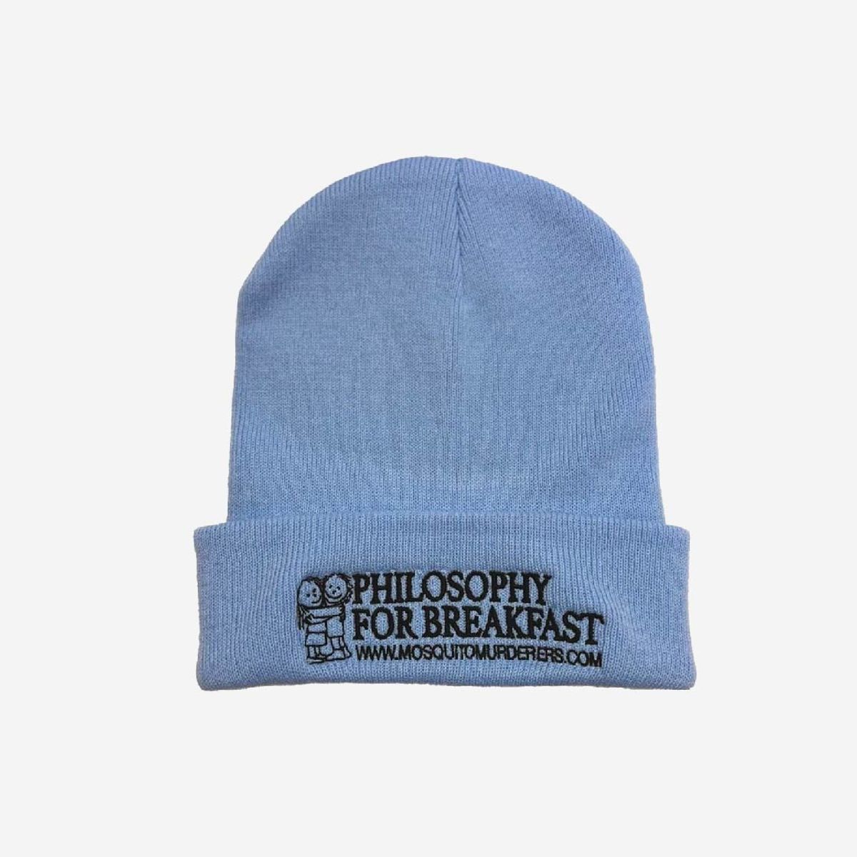 모스키토 머더러스(MOSQUITO MURDERERS) PHILOSOPHY FOR BREAKFAST BEANIE -Sky blue