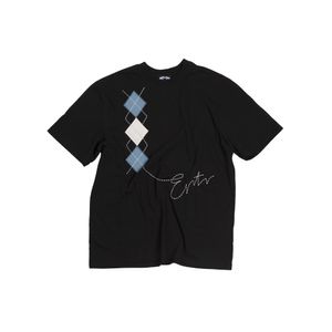 Argyle T-Shirt Black