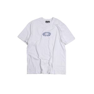 Star Logo Check Applique T-Shirt White