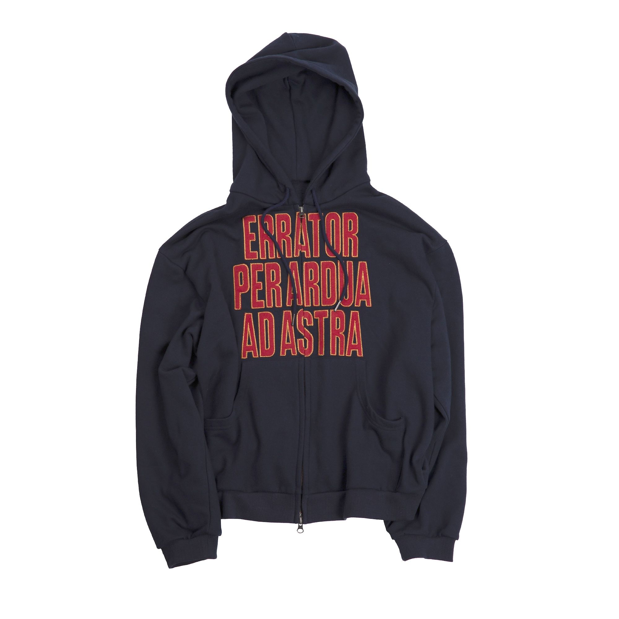 ERTR ■ Ad Astra Applique 2way Hoodie Zip Up MUSINSA | ERTR Ad Astra Appliqué 2way Hoodie Zip Up Navy