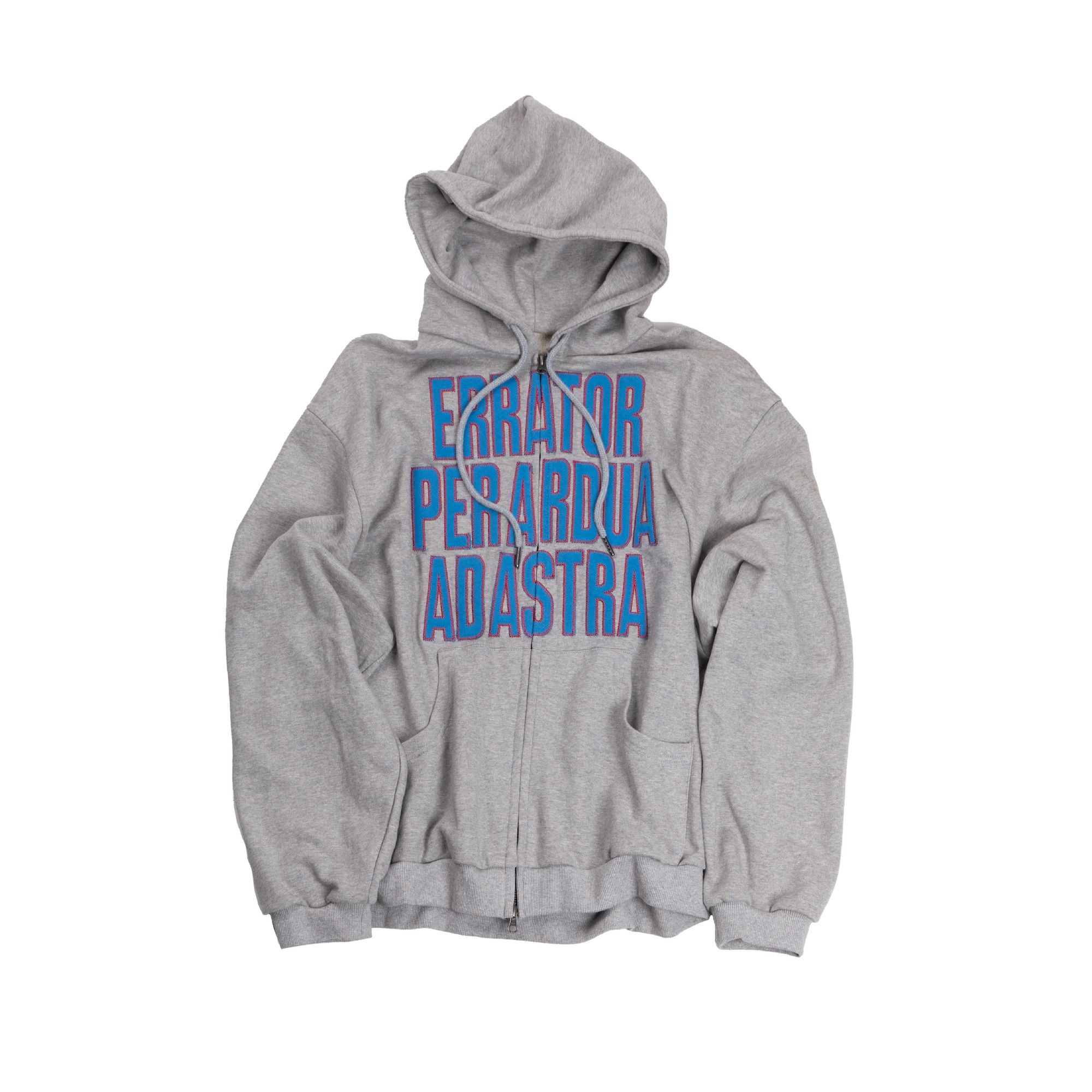 ERTR ■ Ad Astra Applique 2way Hoodie Zip Up MUSINSA | ERTR Ad Astra Appliqué 2way Hoodie Zip Up Gray
