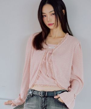 도로시 가디건 세트 [PINK]