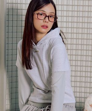 에리카 레이어드 후드 [MELANGE]