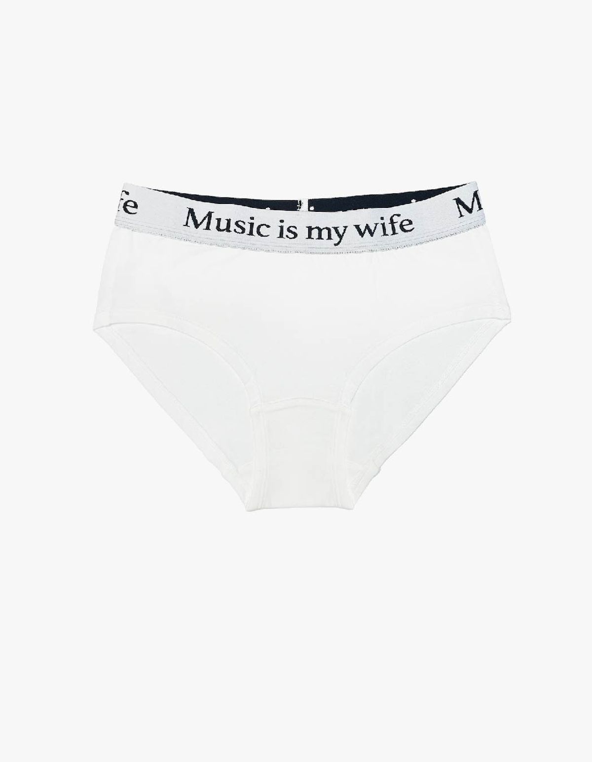모스키토 머더러스(MOSQUITO MURDERERS) Music is my wife UNDERWEAR Bikini -White
