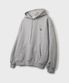 에센셜 스몰 심볼 오버사이즈 후디 멜란지 그레이