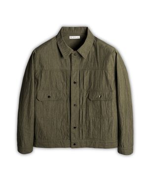 워시드 크링클 트러커 (카키)