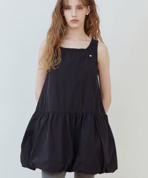 벌룬 미니 원피스 BK