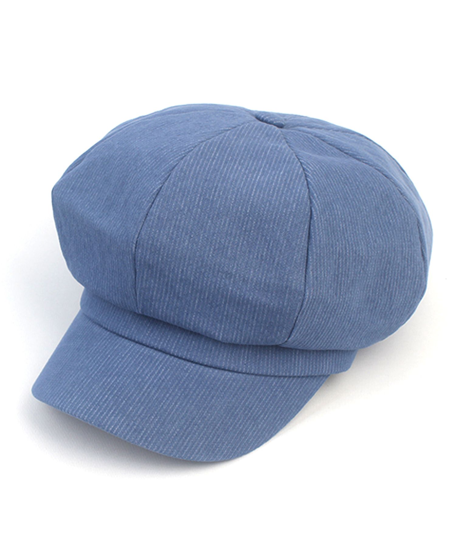MUSINSA公式 | UNIVERSAL CHEMISTRY Stripe Blue Belted Newsboy Cap