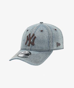 MLB 뉴욕 양키스 데님 시리즈 언스트럭쳐 볼캡 라이트 블루