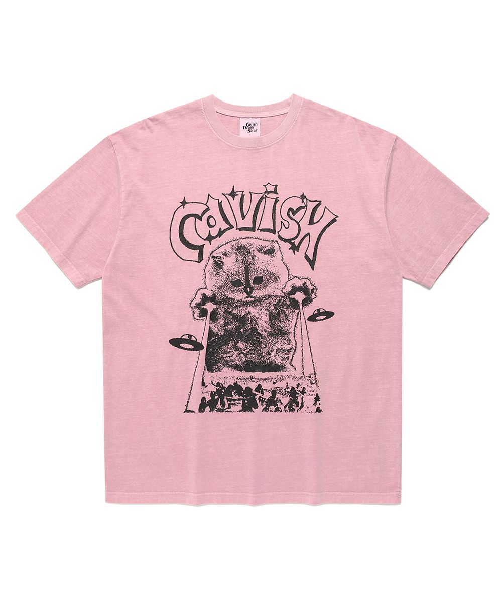 MUSINSA公式 | CAVISH INVADER PIGMENT SS TEE PINK(CV2FMUT503A)