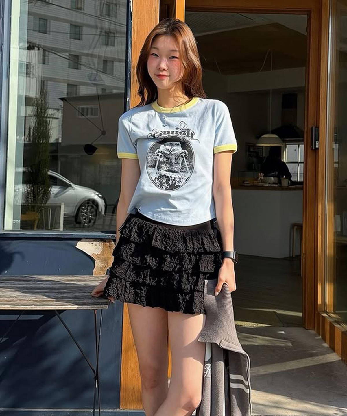 카비시(CAVISH) W INVADER RINGER SS TEE BLUE(CV2FMFT511A)