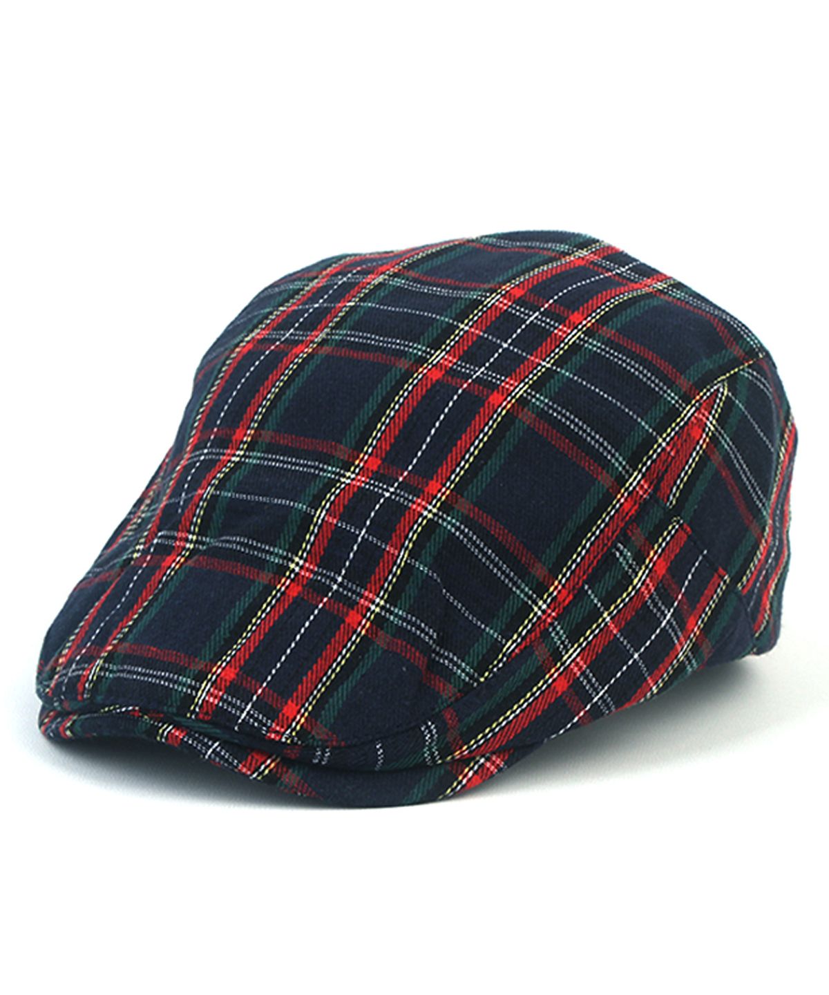 유니버셜 케미스트리(UNIVERSAL CHEMISTRY) Punk Check Navy Huntingcap 헌팅캡