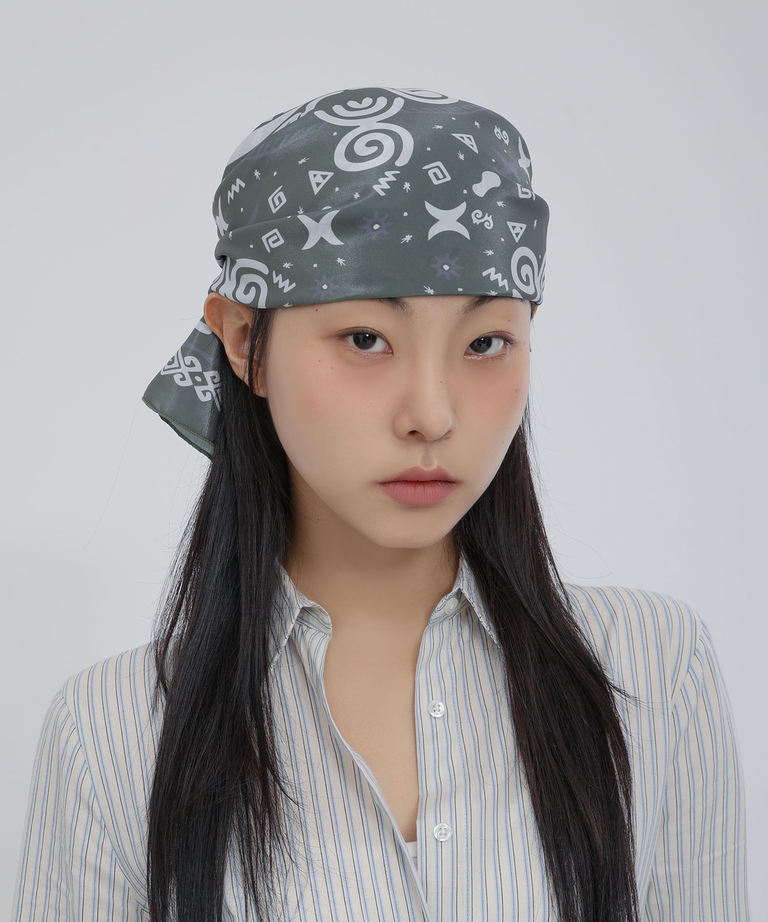 MUSINSA公式 | CHICKS Ethnic Bandana Khaki
