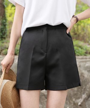 히든밴딩 옆트임 스판 슬랙스 반바지