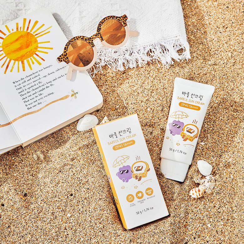 [바를x브레드이발소] 아기 선크림 무기자차 SPF45 PA++++ 50ml