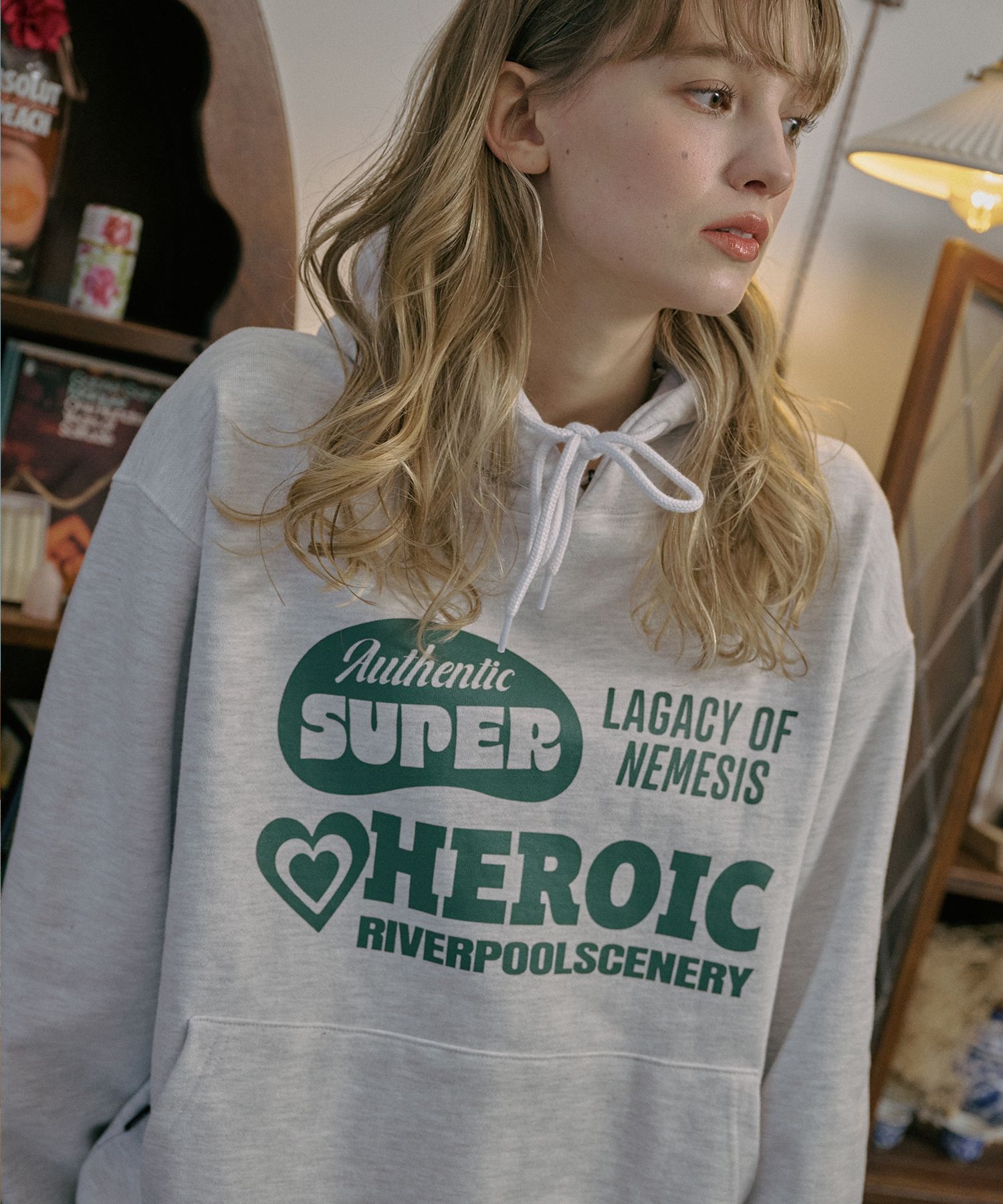 【CPGN STUDIO】25SS★ HEROIC Hoodie MUSINSA | CPGN STUDIO HEROIC Hoodie Melange White