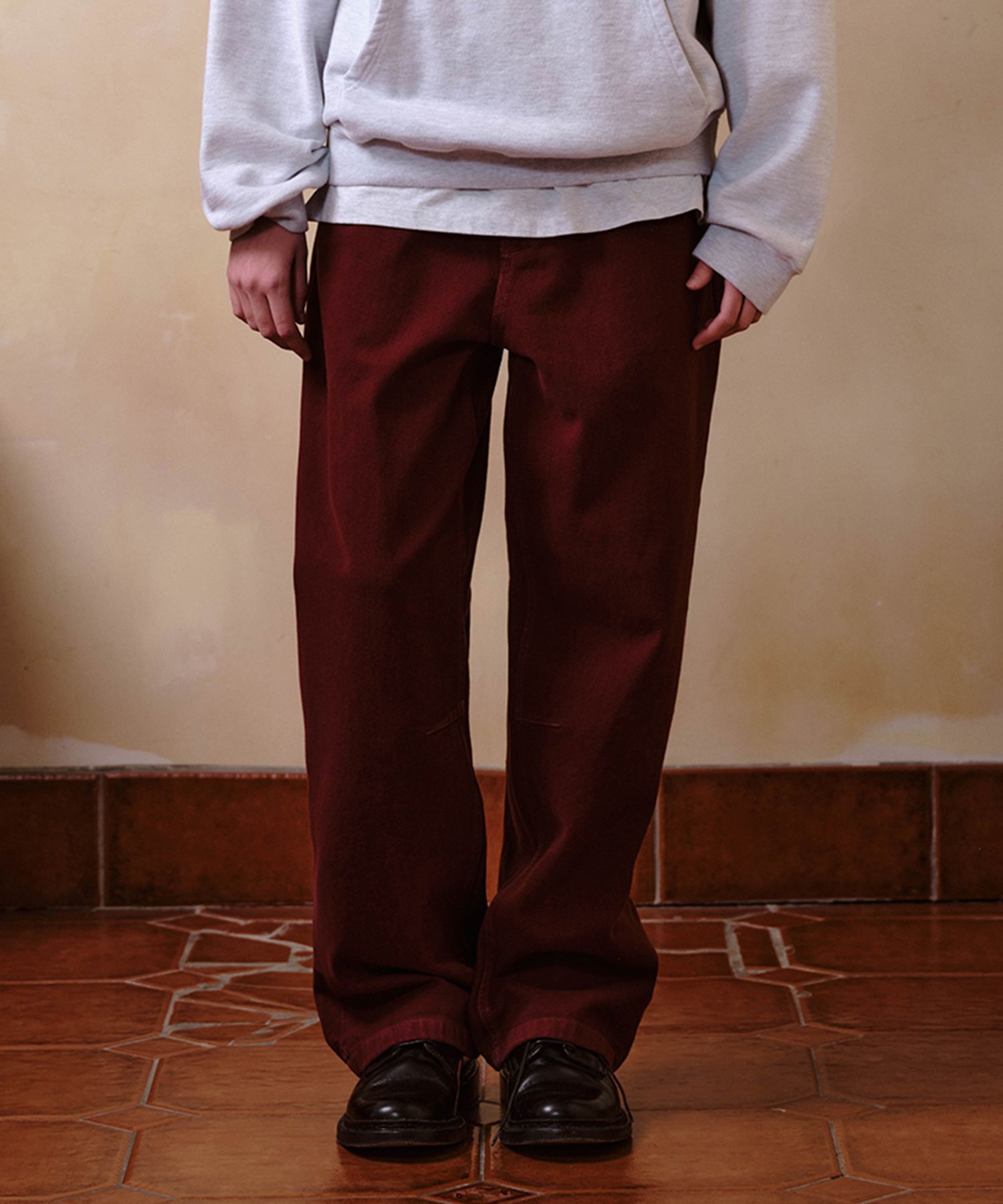 【HELLO SUNRISE】 Washed Two Button Denim Pants /追跡付 MUSINSA | HELLO SUNRISE Washed Two Button Denim Pants_Blue