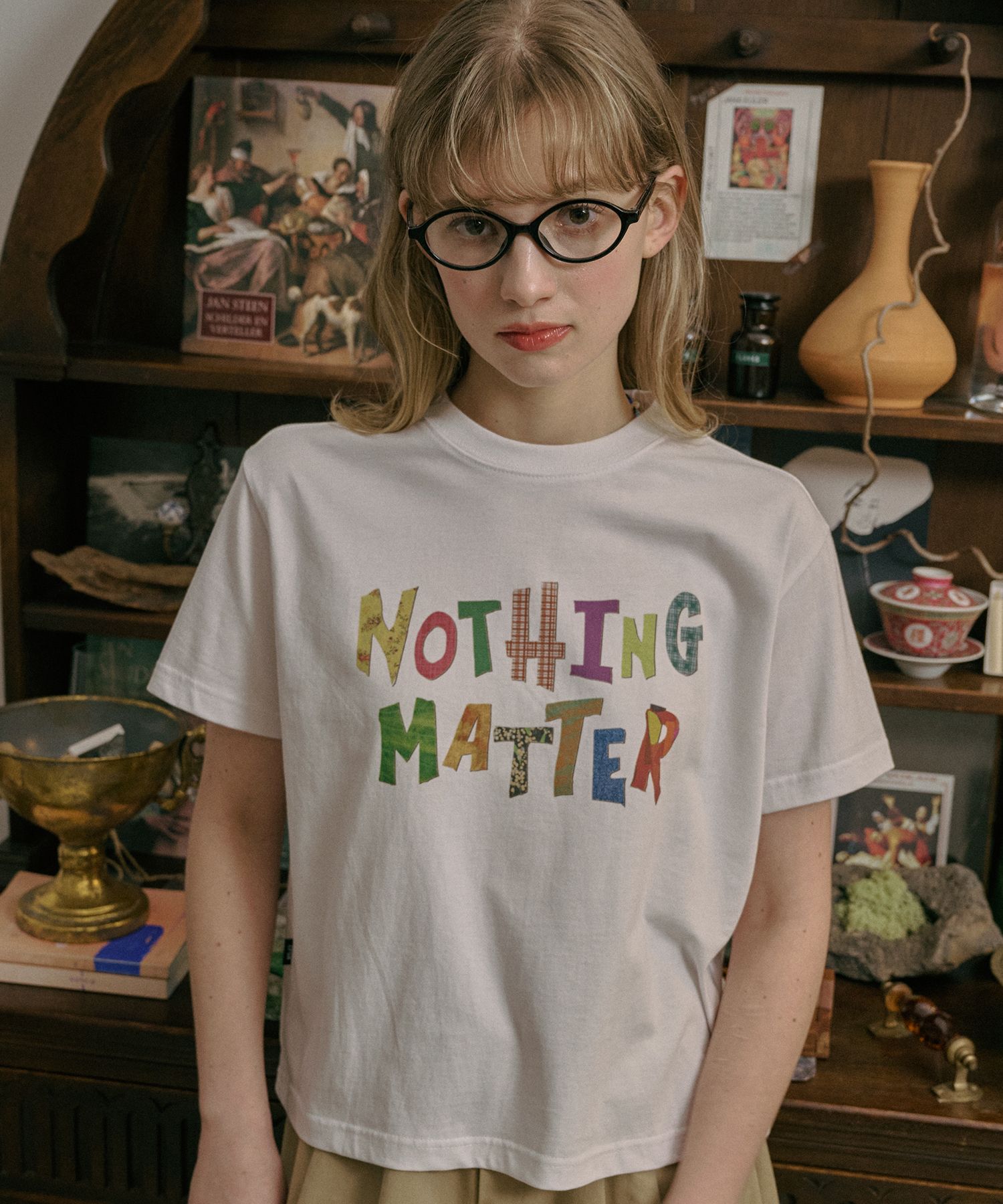 【CPGN STUDIO】25SS★ NOTHING MATTER CROP TEE MUSINSA | CPGN STUDIO NOTHING MATTER CROP TEE WHITE