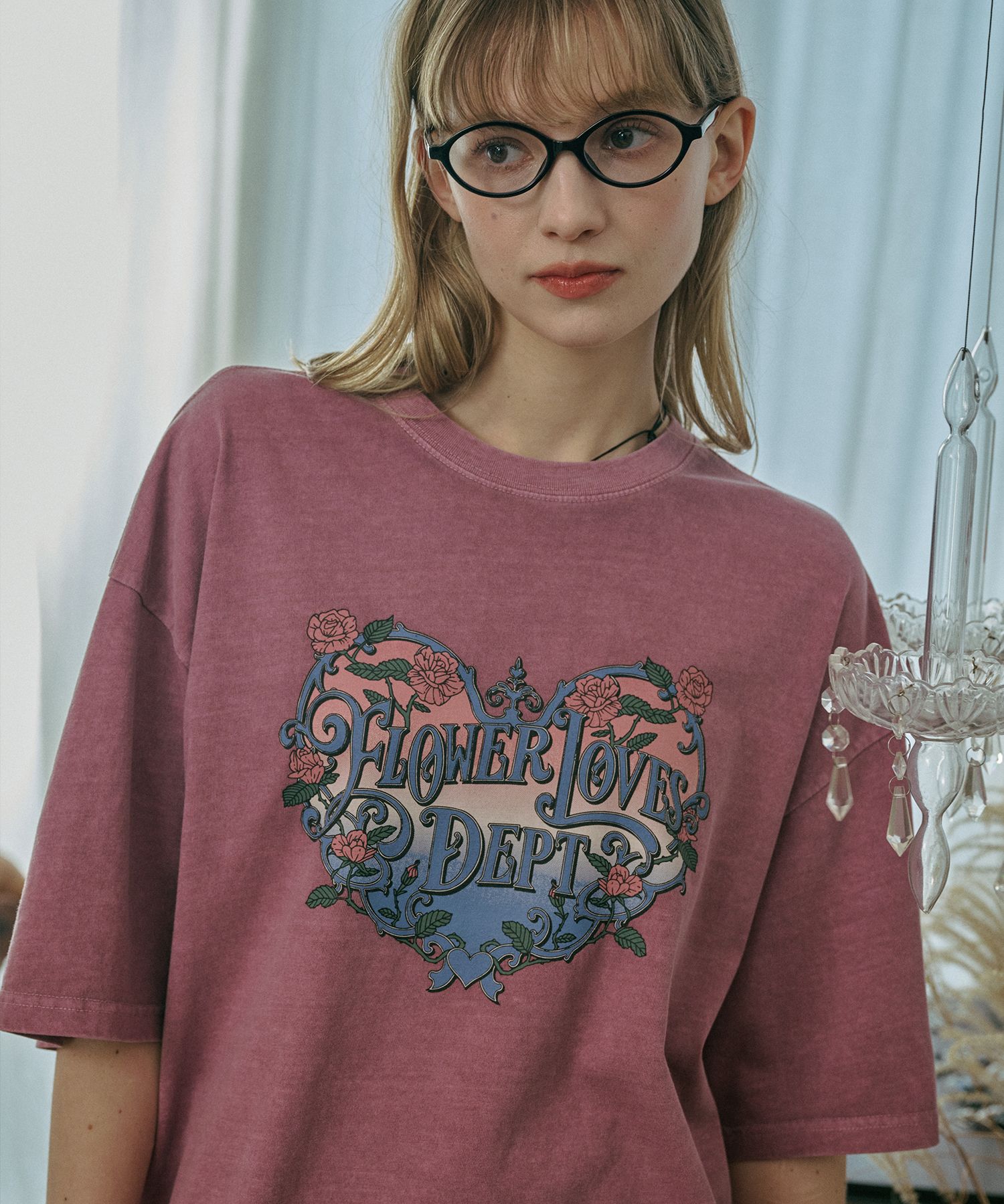 Tシャツ・カットソー CPGN STUDIO Rose Dept Pigment Short Sleeve Tee 5JH1022 OOPS 襟付きハーフジップロンTシャツ[LA27-11A802]｜URBAN