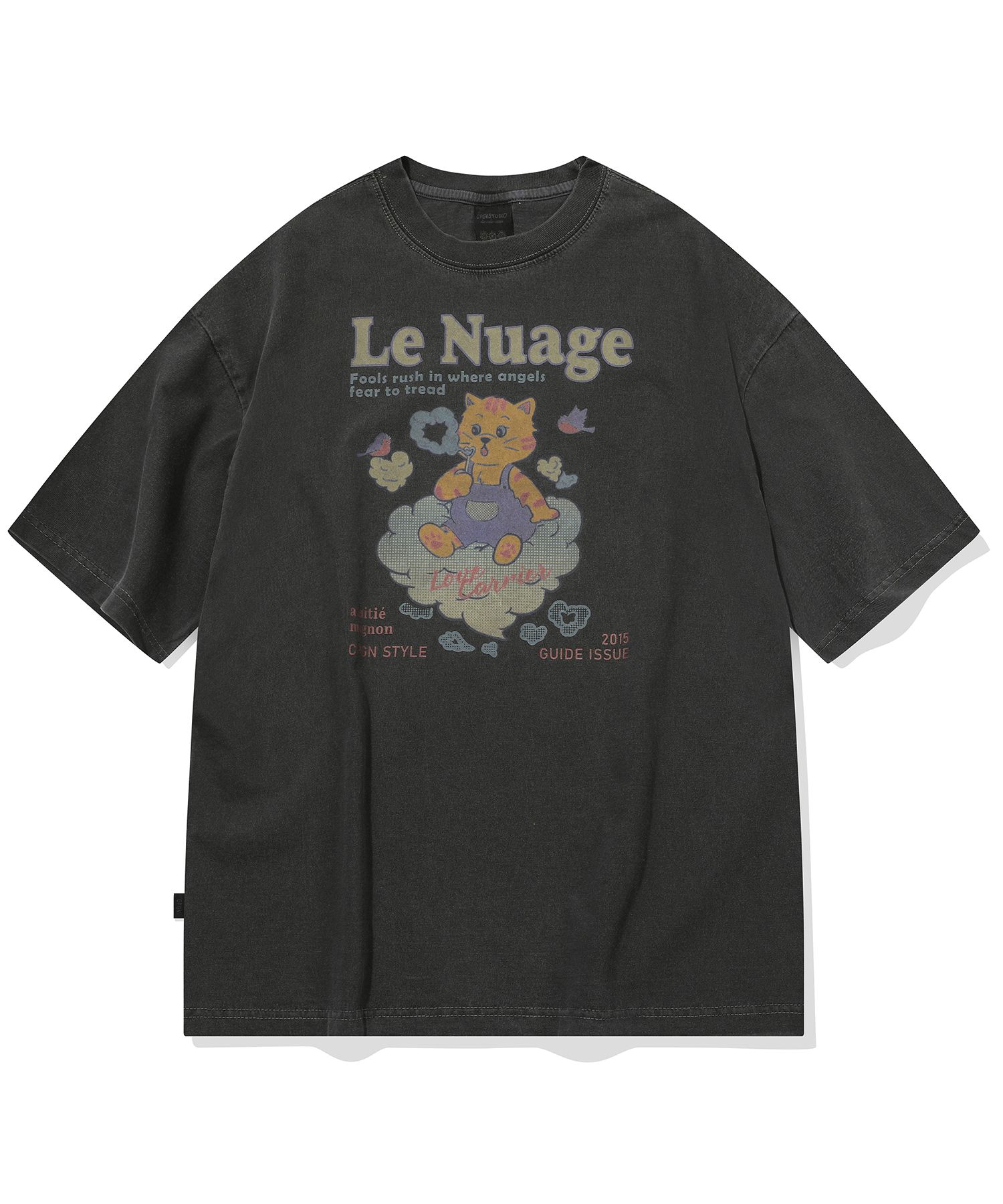 CPGN STUDIOのBubble Heart Pigment Short Sleeve T-shirt 全3色 MUSINSA | CPGN STUDIO Bubble Heart Pigment Short Sleeve T