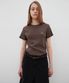 De Base Cotton T-shirt - Pecan Brown