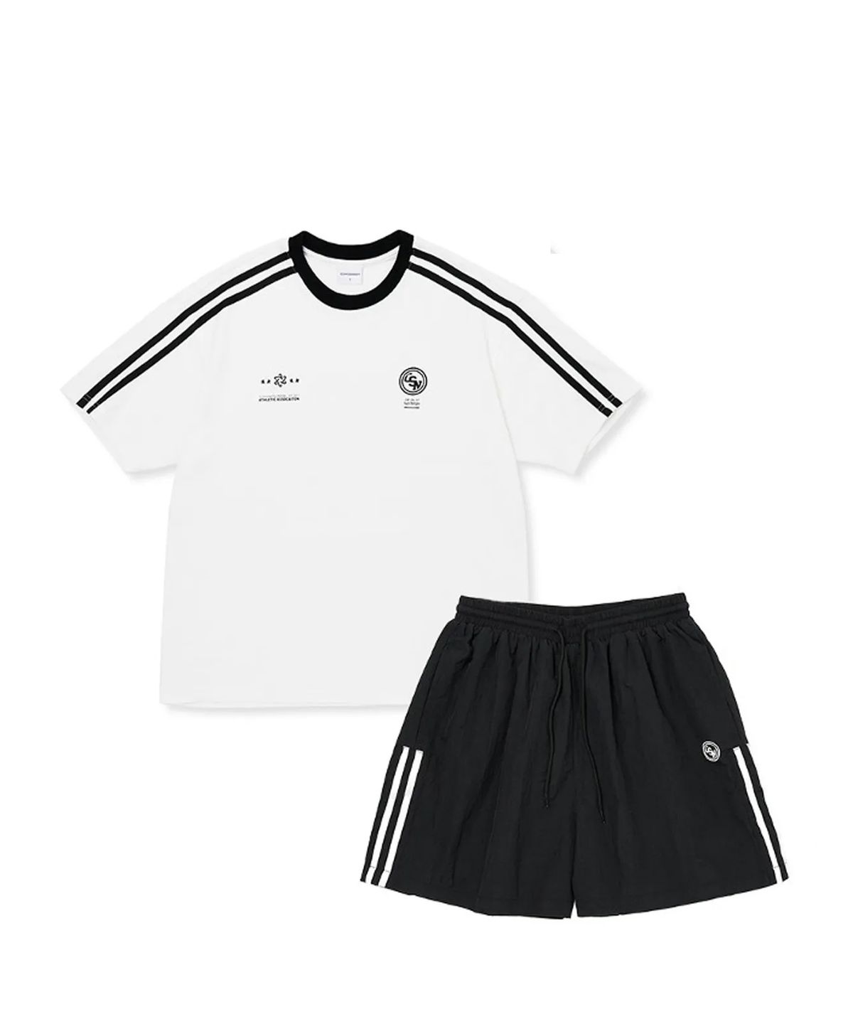 꼼소넛(COMSONNOT) Football Jersey Set-Up(Ivory) CSOs-016 [Unisex]