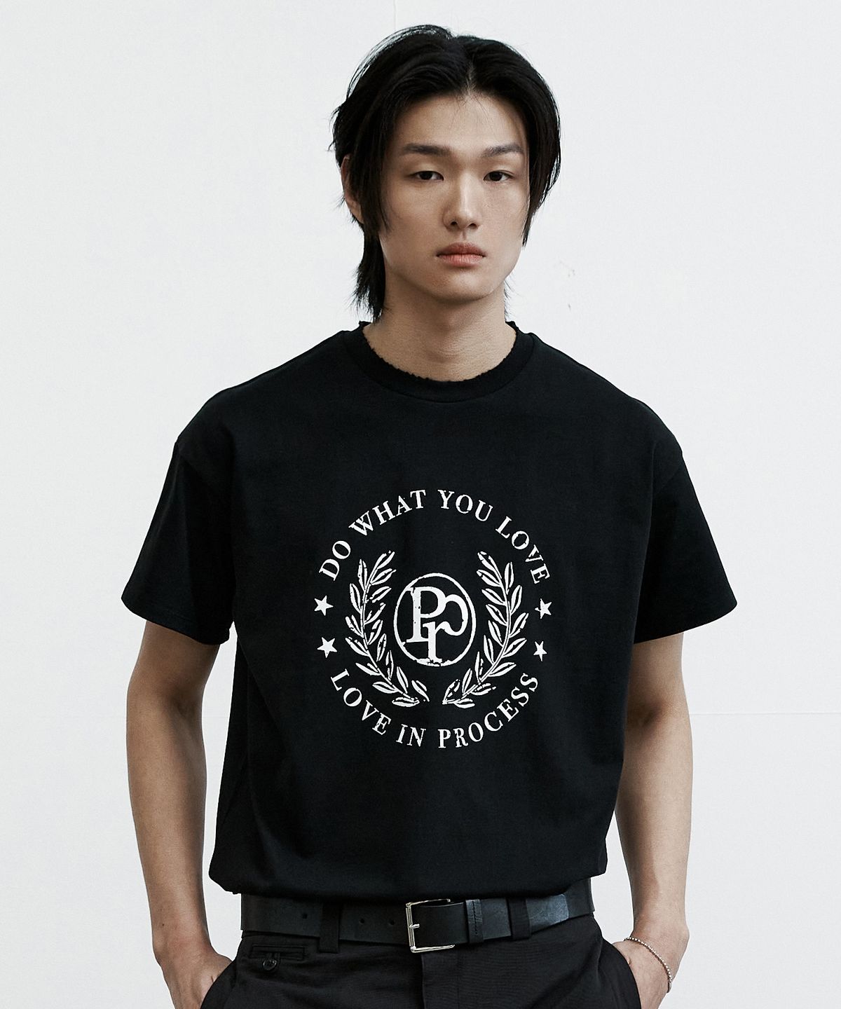 피알씨에스에스(PRCSS) Classic Love T-shirt - Black
