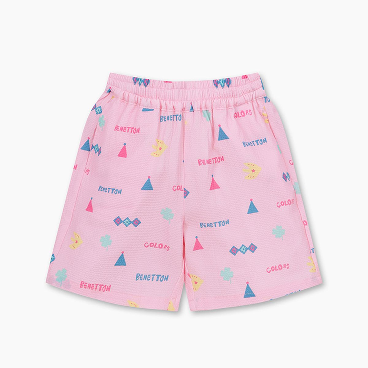베네통키즈(BENETTONKIDS) 멀티 패턴 팬츠_QAPT07531PK