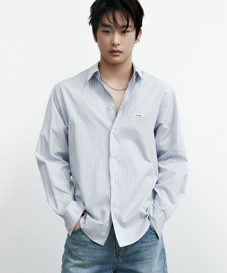 Vintage Check Shirt - Sky Blue