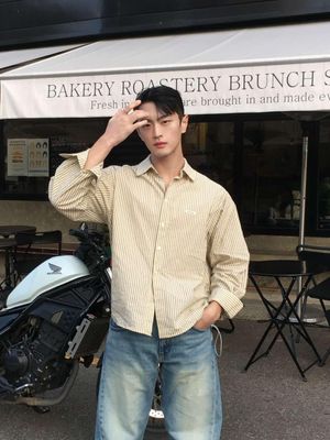 Vintage Check Shirt - Mocha Brown