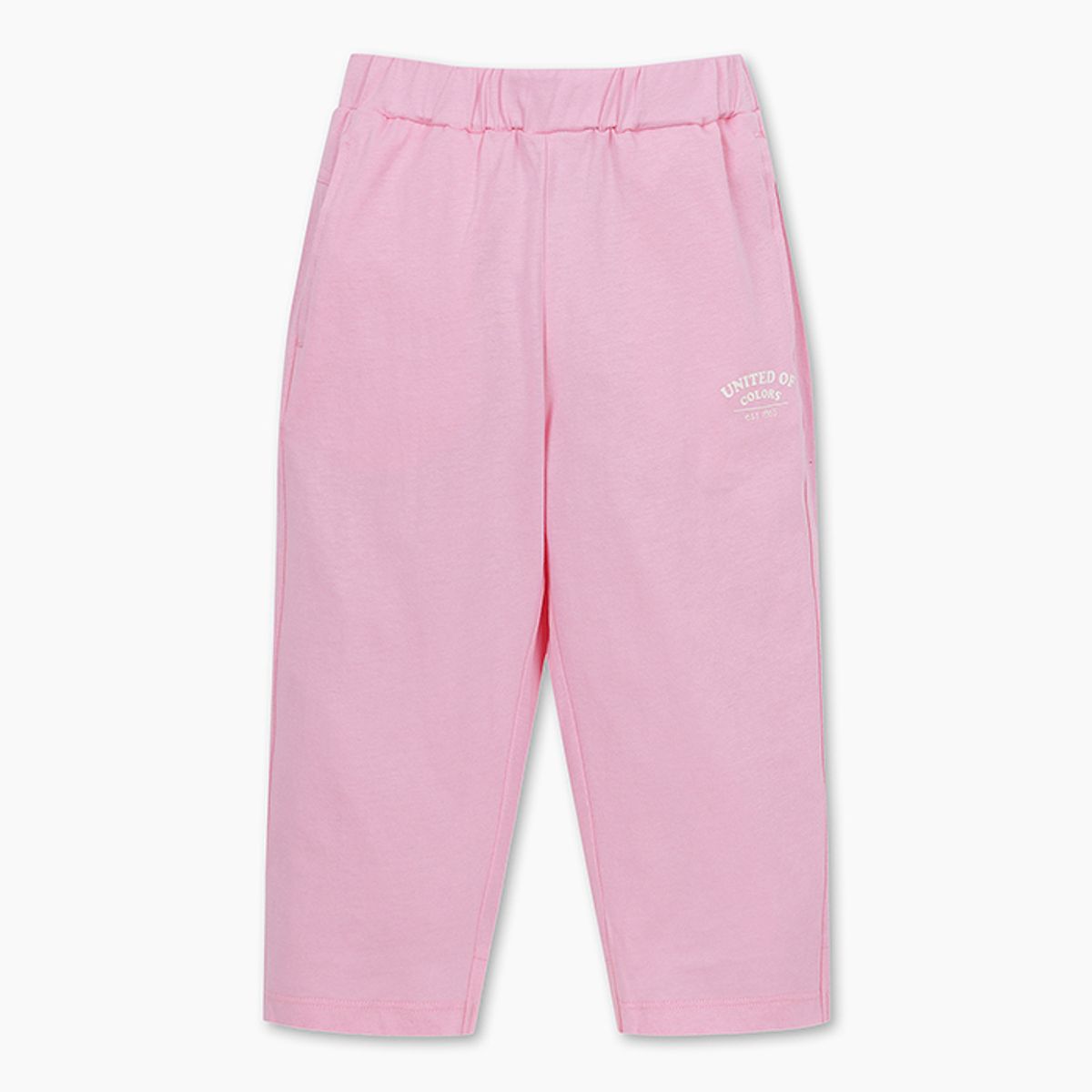 베네통키즈(BENETTONKIDS) 7부 트레이닝 팬츠_QATP07531PK
