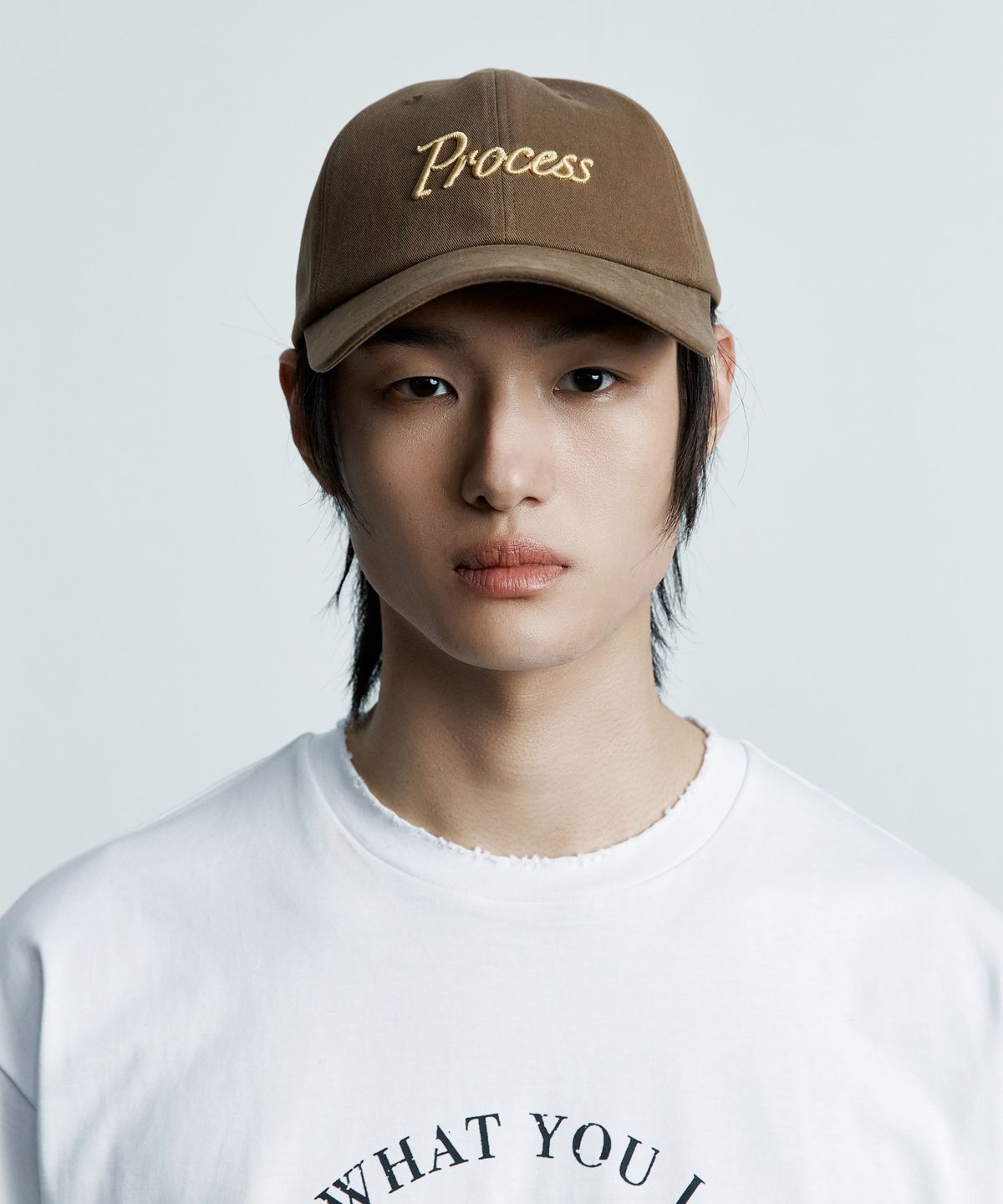 피알씨에스에스(PRCSS) Applique Ballcap - Brown&Lemon