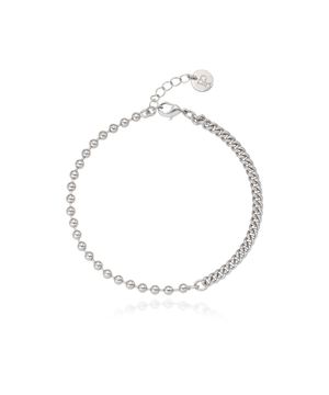 Dual Chain Bracelet - White