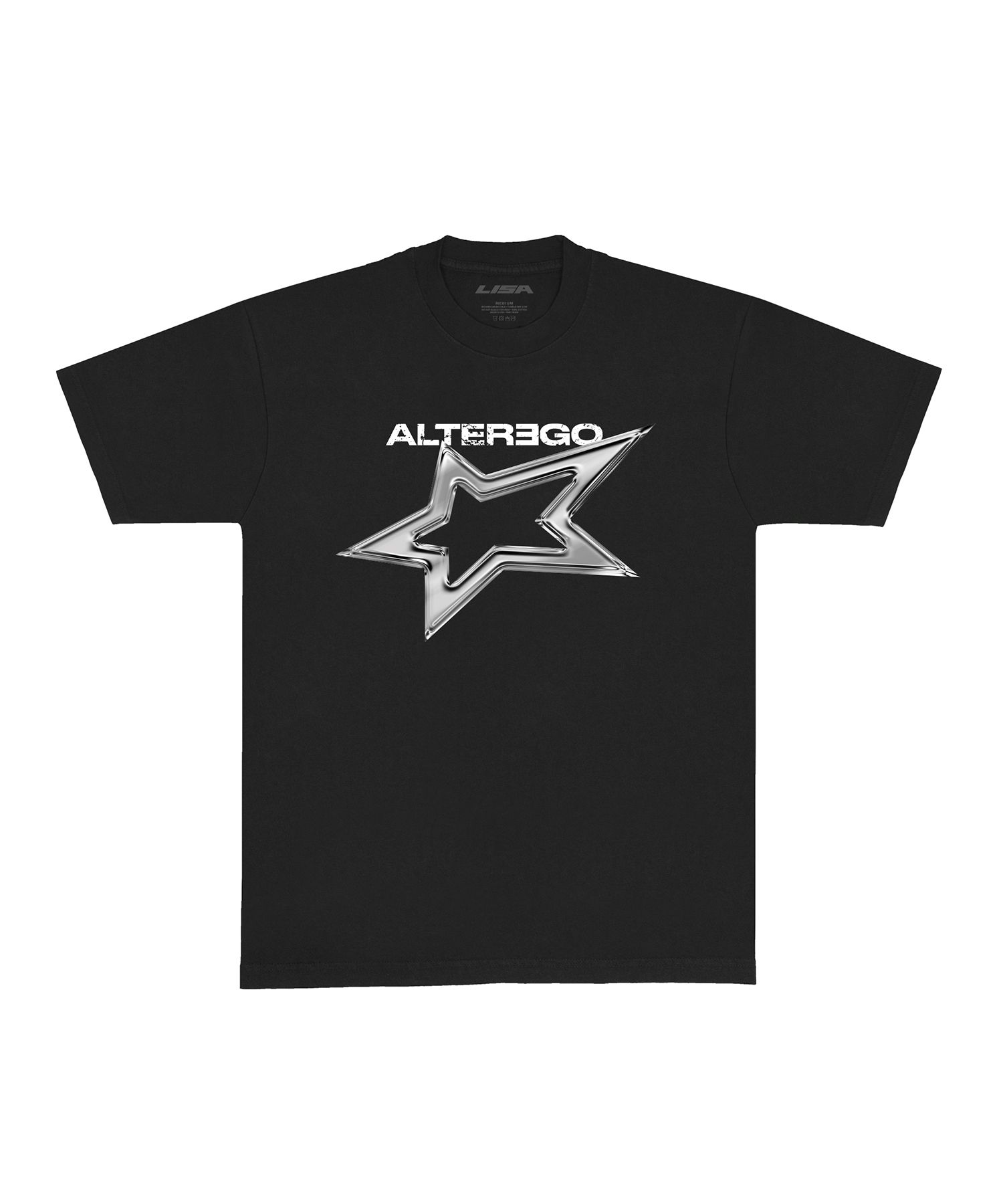 LISA Alterego Tシャツ オフィシャル BLACKPINK LISA Alter Ego Portrait T-Shirt | Hot Topic