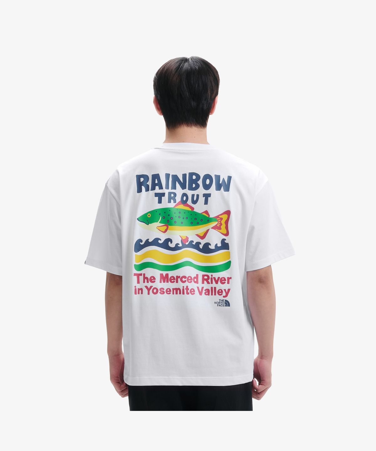 노스페이스(THE NORTH FACE) NT7UR12K 리버메이트 반팔 라운드티 WHITE