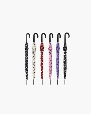 1128 큐트 도트 패턴 자동 장우산