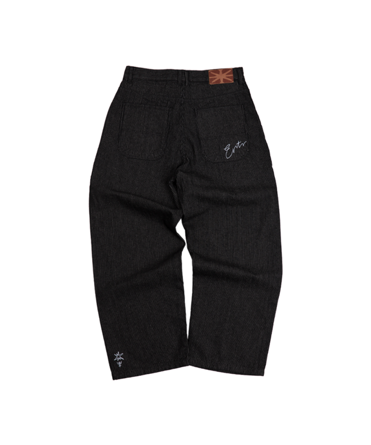 이알티알(ERTR) Stripe Denim Pants Black