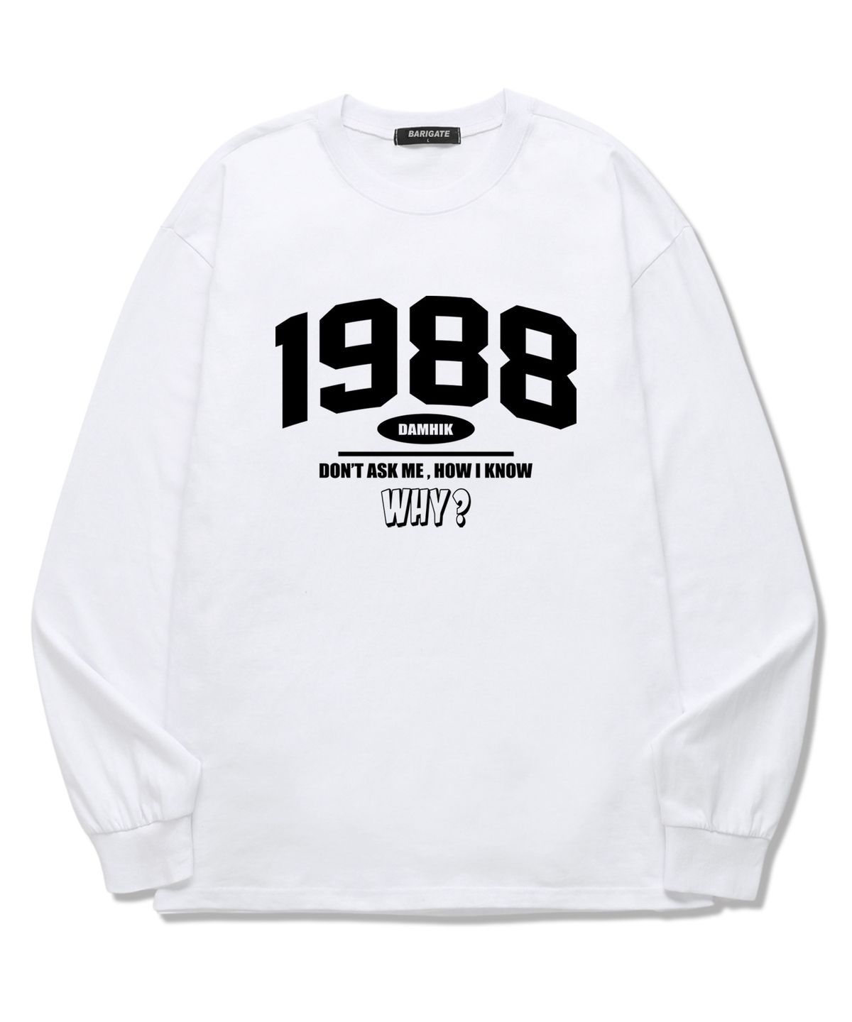 바리게이트(BARIGATE) 1988 WHY 롱슬리브 (BLS030) 화이트