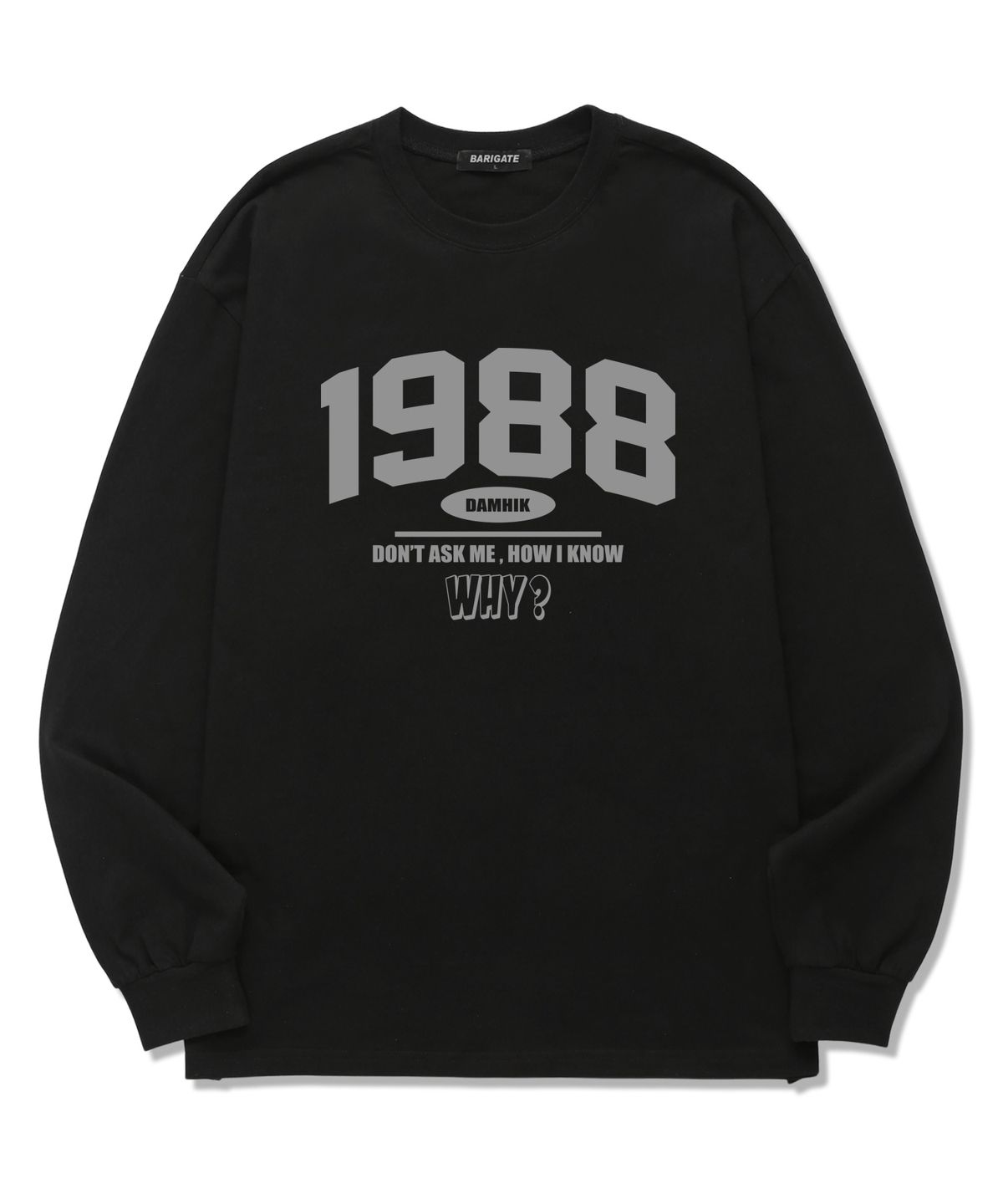 바리게이트(BARIGATE) 1988 WHY 롱슬리브 (BLS030) 블랙