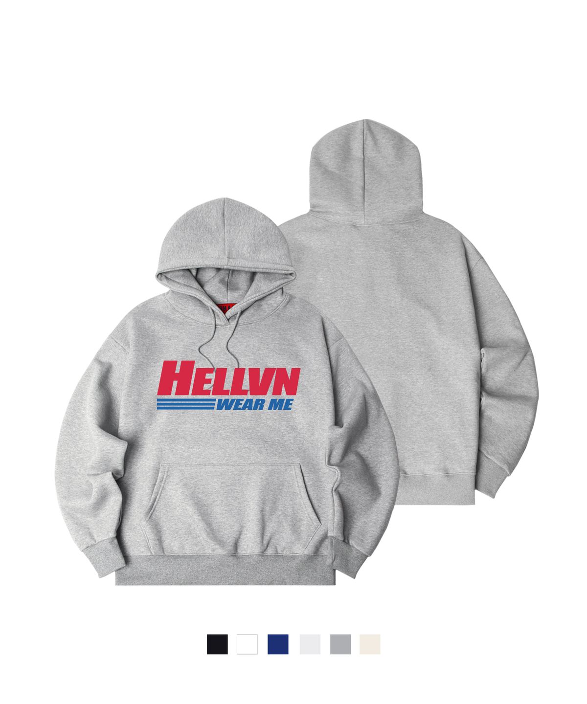 헬븐(HELLVN) H/V COST HV 오버핏 기모 후드 (GOH4-5HV066)