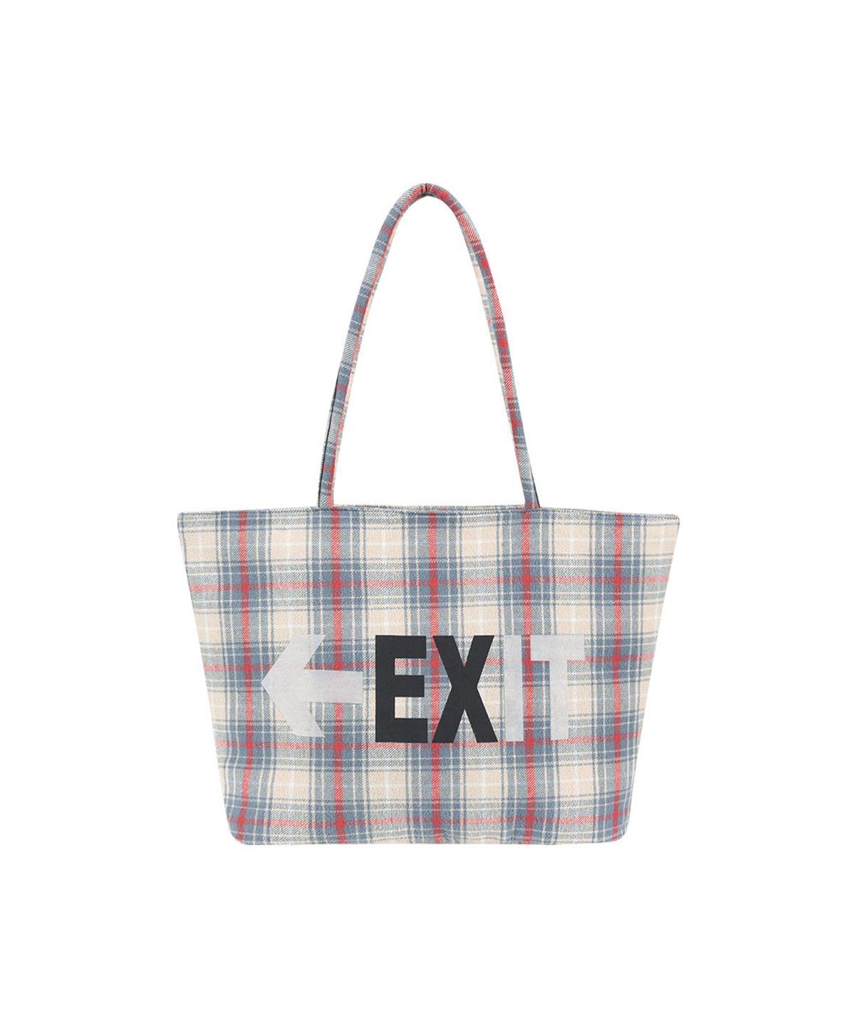 그레일즈(GRAILZ) CHECKERED TOTE BAG [PINK]